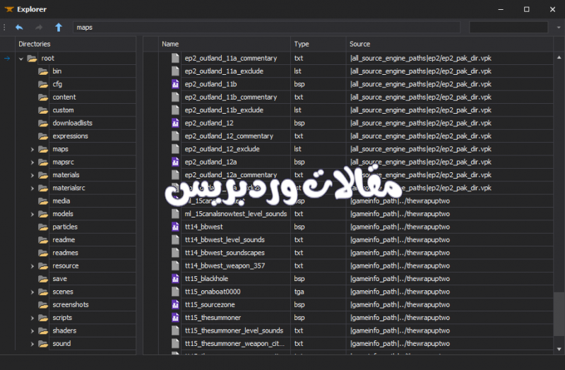 ملفات التعريب داخل مجلد اللعبة